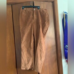 Wrinkly but great brown corduroy pants!